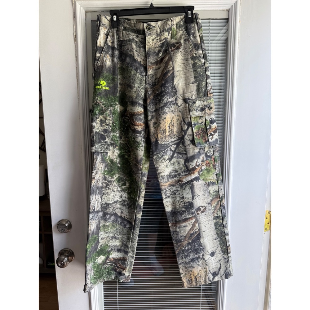 Mossy Oak Cargo Pants 18 Boys XXL Green Camo Good Utility Streetwear Gorpcore